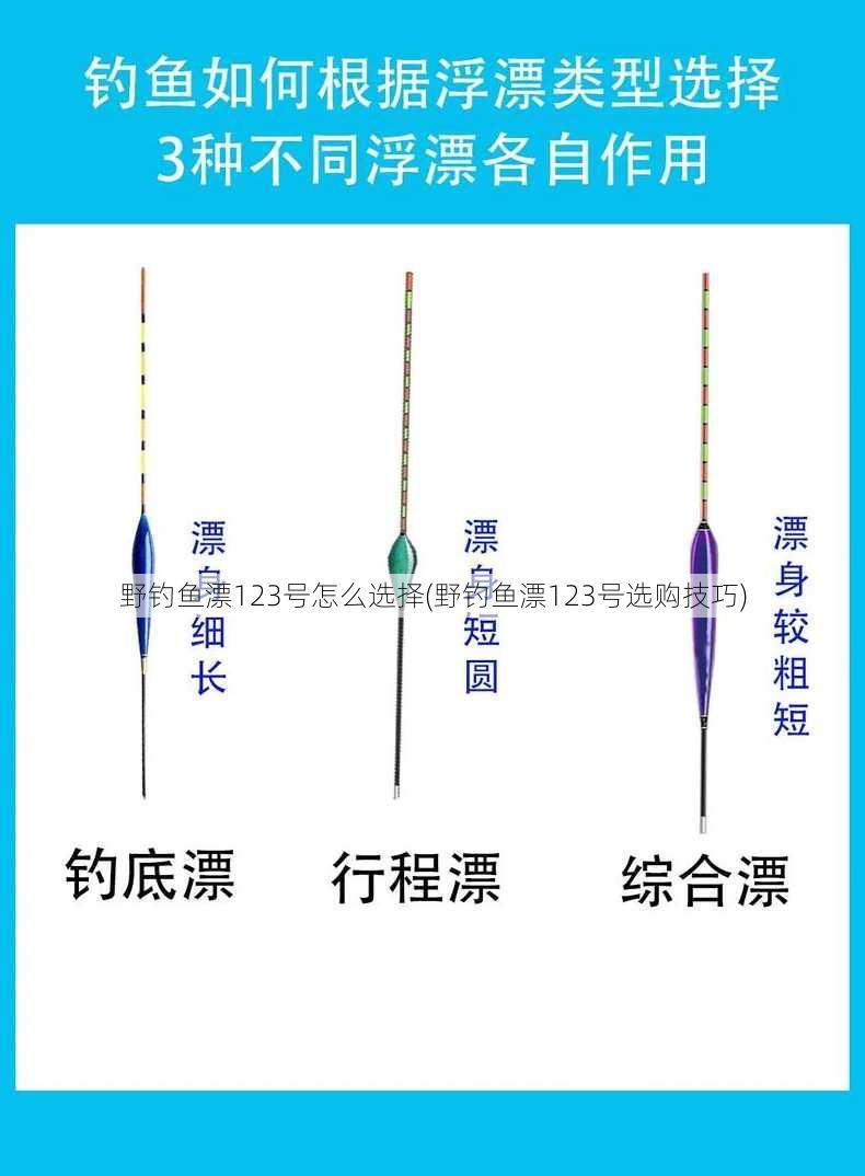 野钓鱼漂123号怎么选择(野钓鱼漂123号选购技巧)