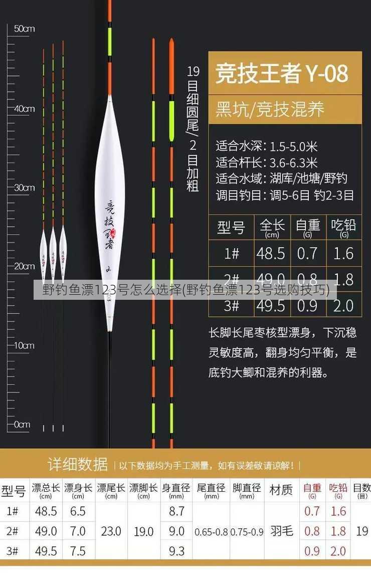 野钓鱼漂123号怎么选择(野钓鱼漂123号选购技巧)