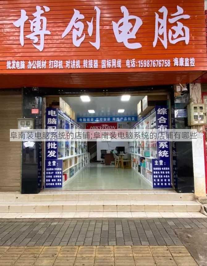 阜南装电脑系统的店铺;阜南装电脑系统的店铺有哪些