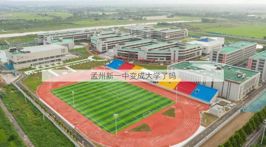 孟州新一中变成大学了吗