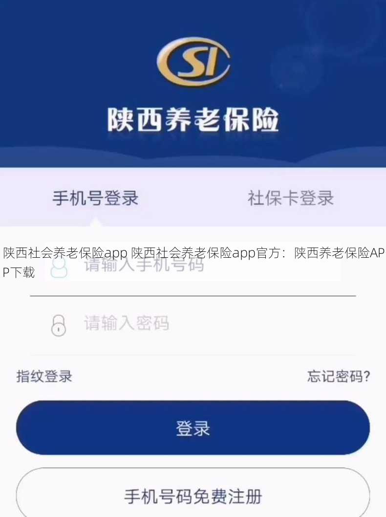 陕西社会养老保险app 陕西社会养老保险app官方：陕西养老保险APP下载