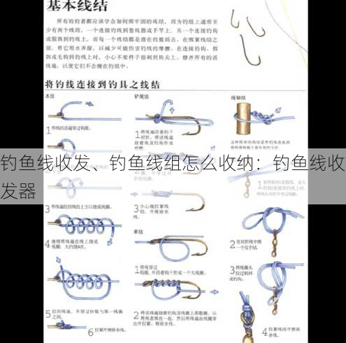 钓鱼线收发、钓鱼线组怎么收纳：钓鱼线收发器