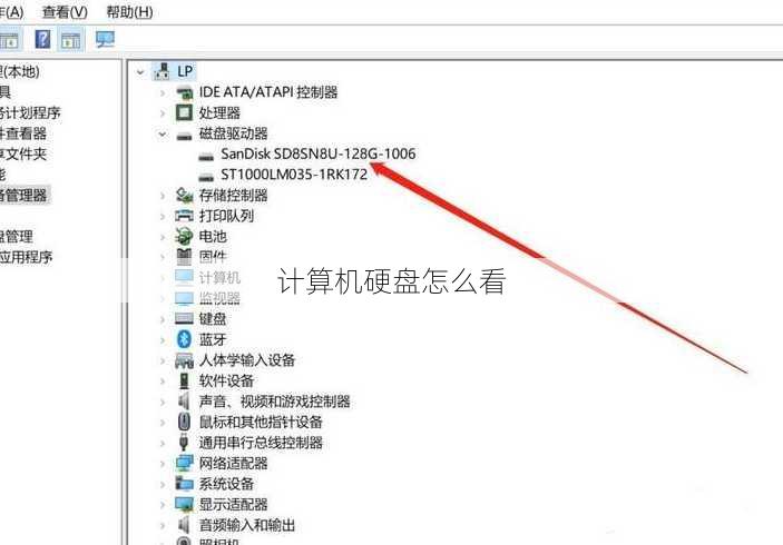 计算机硬盘怎么看