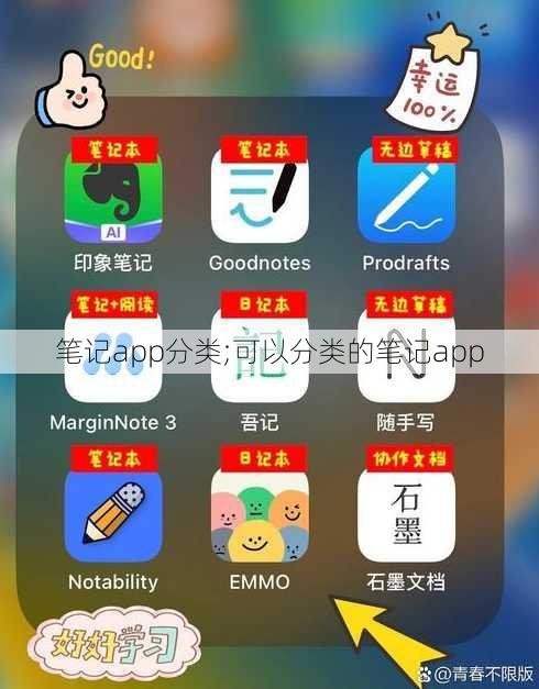 笔记app分类;可以分类的笔记app