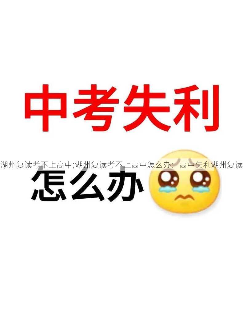 湖州复读考不上高中;湖州复读考不上高中怎么办：高中失利湖州复读