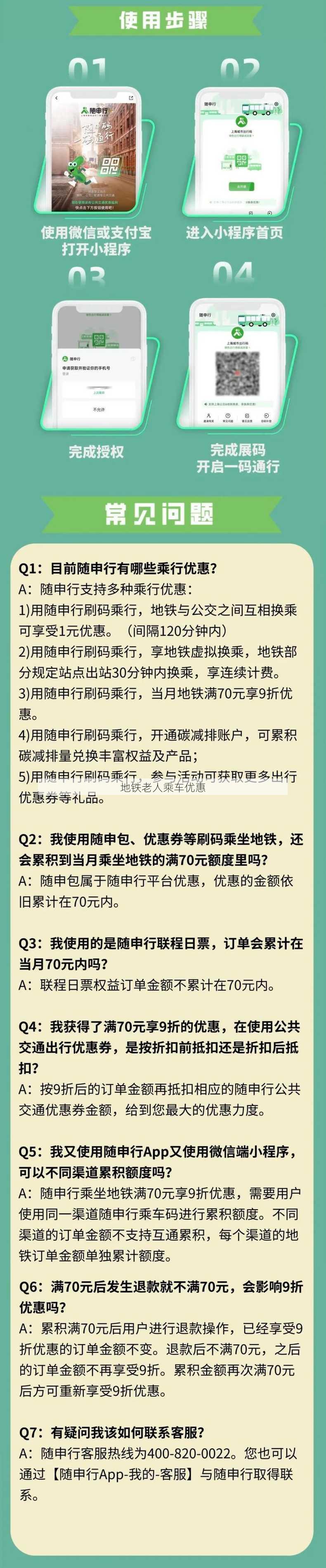 地铁老人乘车优惠