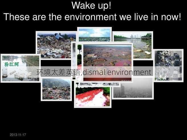 环境太差英语,dismal environment