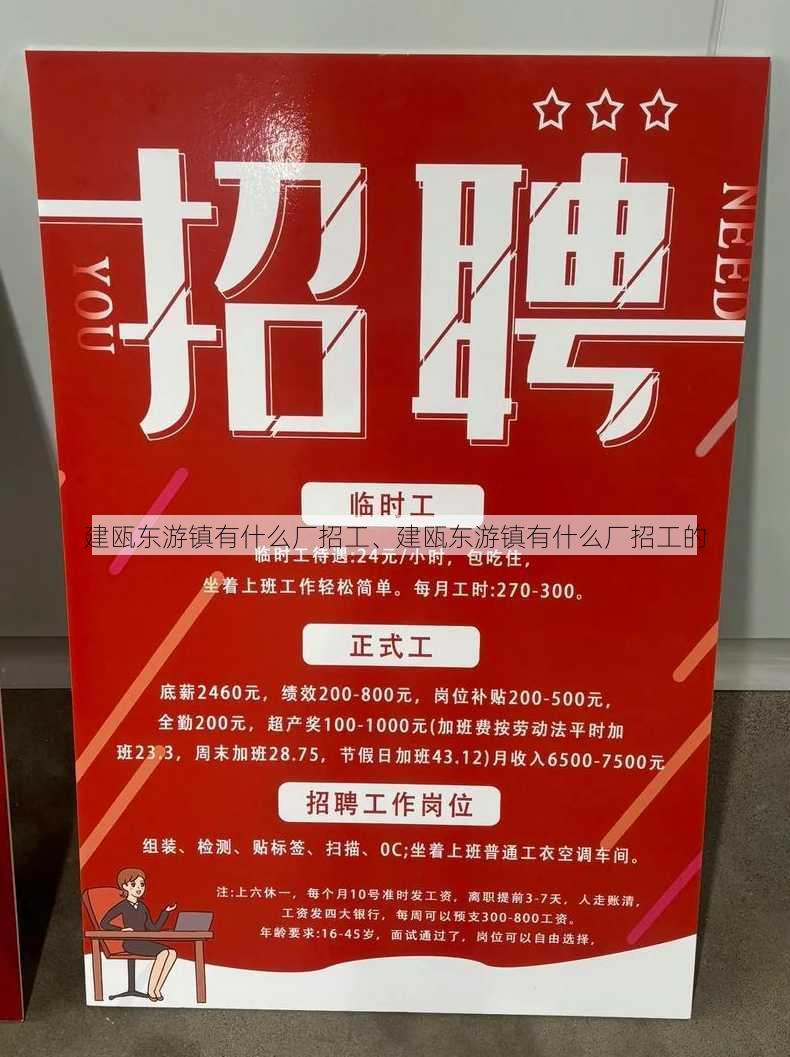 建瓯东游镇有什么厂招工、建瓯东游镇有什么厂招工的