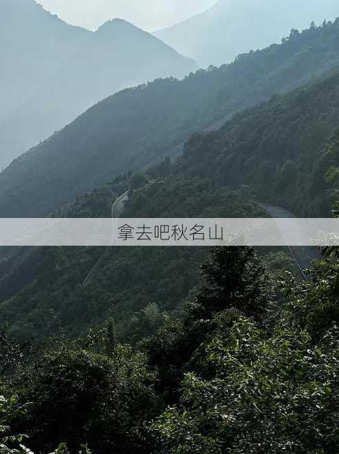 拿去吧秋名山