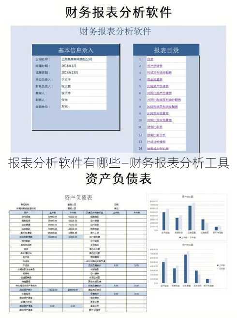 报表分析软件有哪些—财务报表分析工具