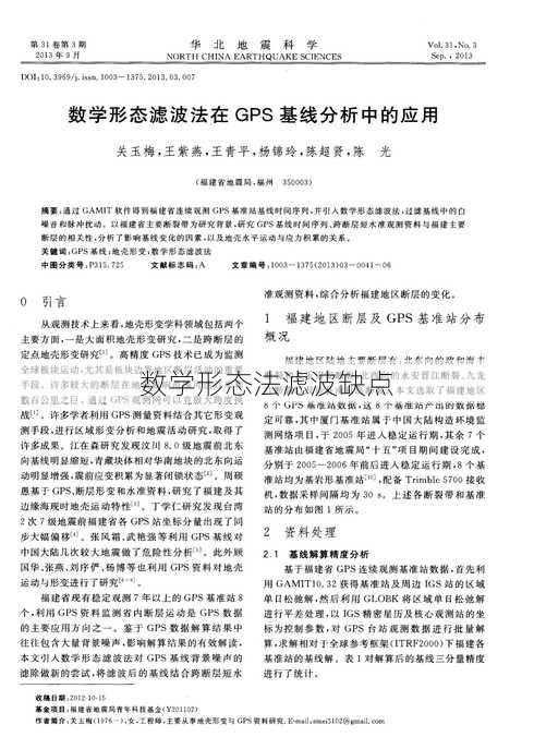 数学形态法滤波缺点