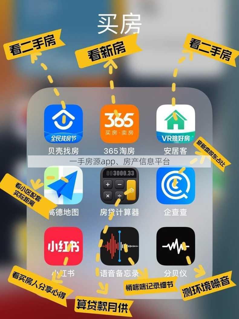 一手房源app、房产信息平台