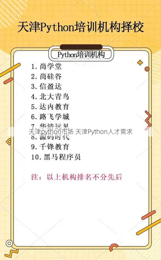 天津python市场 天津Python人才需求