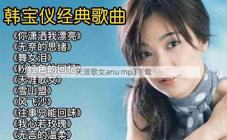 天涯歌女anu mp3下载