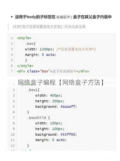 网络盒子编程【网络盒子方法】