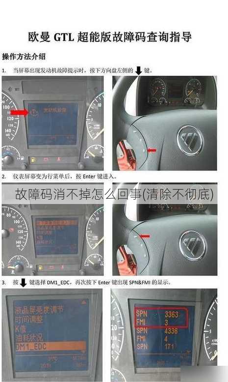 故障码消不掉怎么回事(清除不彻底)