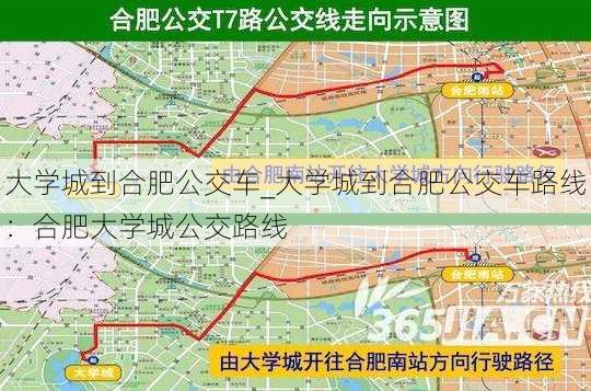 大学城到合肥公交车_大学城到合肥公交车路线：合肥大学城公交路线