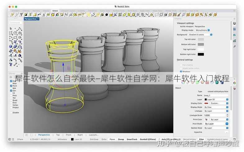 犀牛软件怎么自学最快—犀牛软件自学网：犀牛软件入门教程