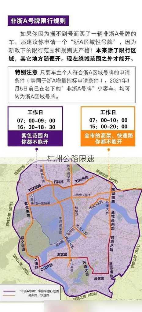 杭州公路限速