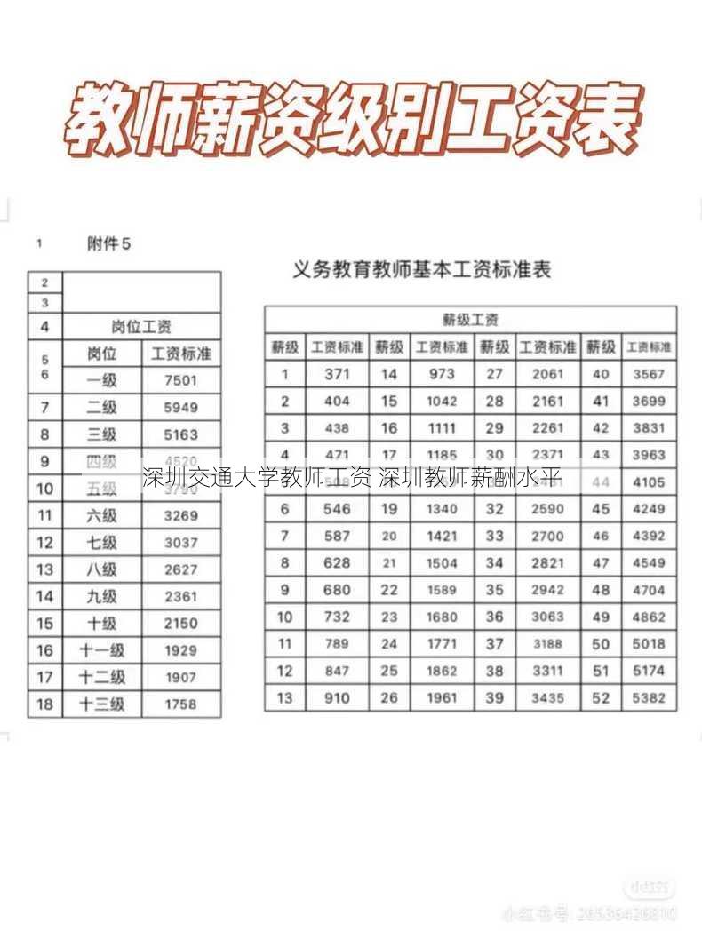 深圳交通大学教师工资 深圳教师薪酬水平