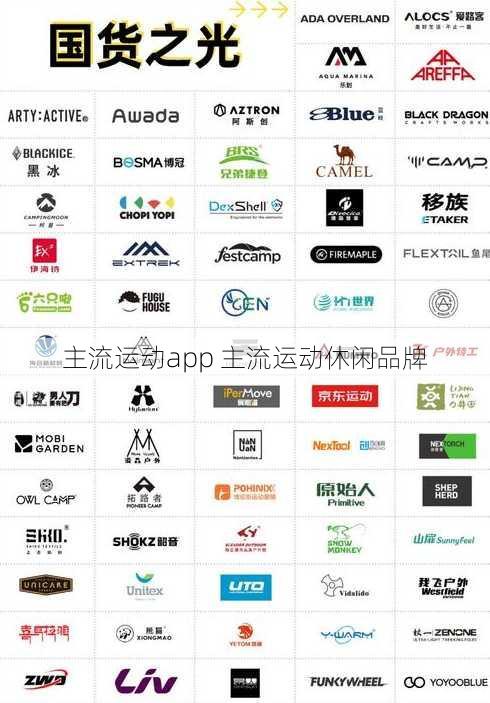 主流运动app 主流运动休闲品牌