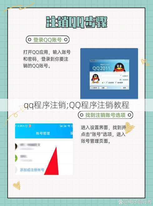 qq程序注销;QQ程序注销教程