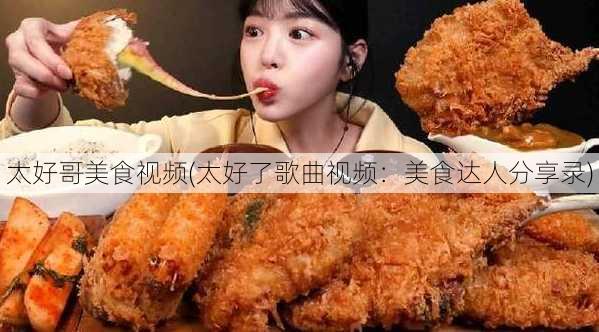 太好哥美食视频(太好了歌曲视频：美食达人分享录)