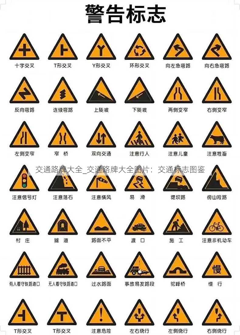 交通路牌大全_交通路牌大全图片：交通标志图鉴