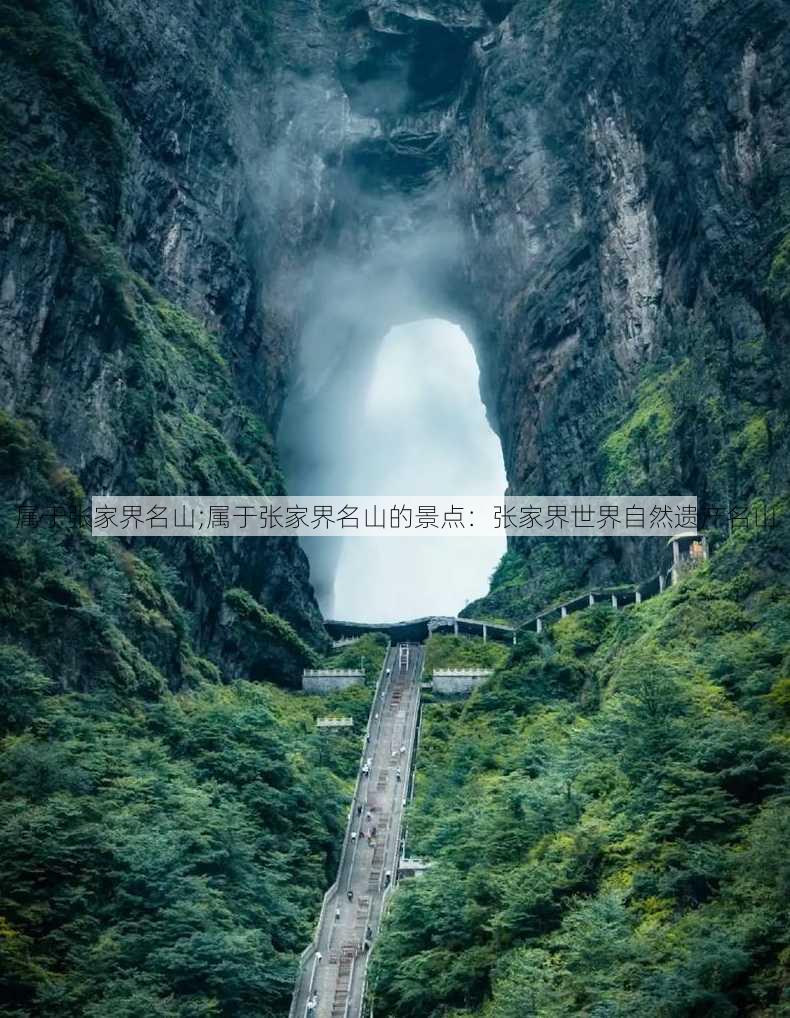 属于张家界名山;属于张家界名山的景点：张家界世界自然遗产名山