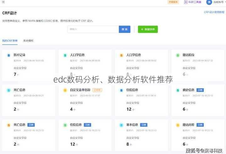 edc数码分析、数据分析软件推荐