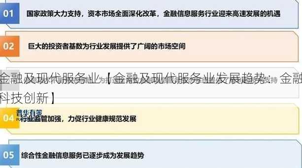 金融及现代服务业【金融及现代服务业发展趋势：金融科技创新】