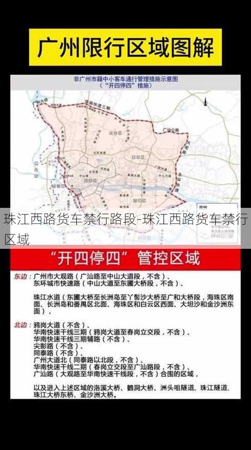 珠江西路货车禁行路段-珠江西路货车禁行区域