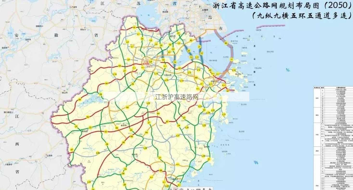 江浙沪高速路网