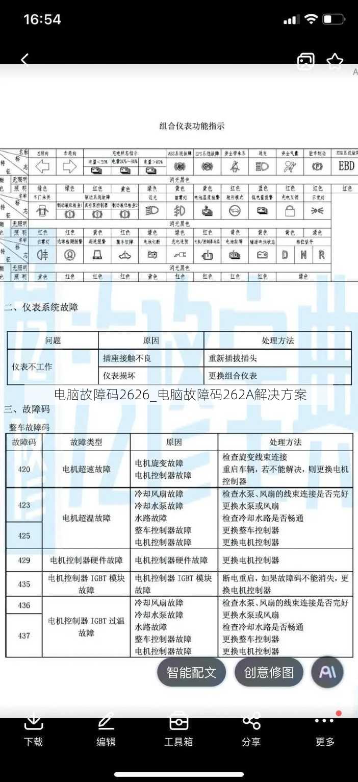 电脑故障码2626_电脑故障码262A解决方案