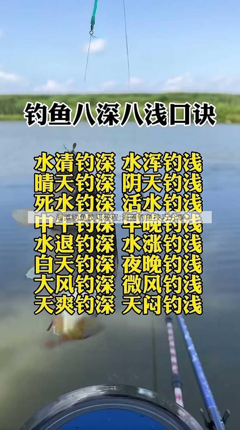 海滩钓鱼技巧教程;海滩钓鱼技巧分享