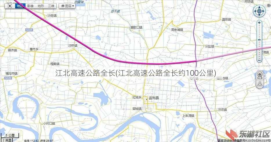 江北高速公路全长(江北高速公路全长约100公里)