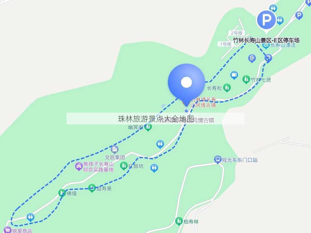 珠林旅游景点大全地图