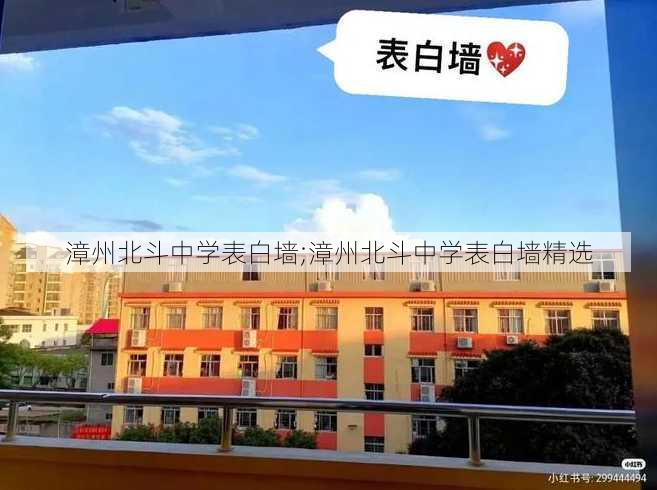 漳州北斗中学表白墙;漳州北斗中学表白墙精选